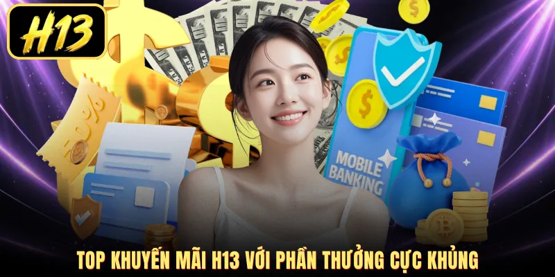 Top khuyến mãi H13 với phần thưởng cực khủng